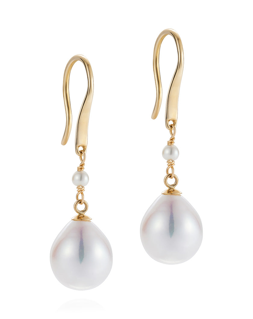 Pearl Teardrop Earrings