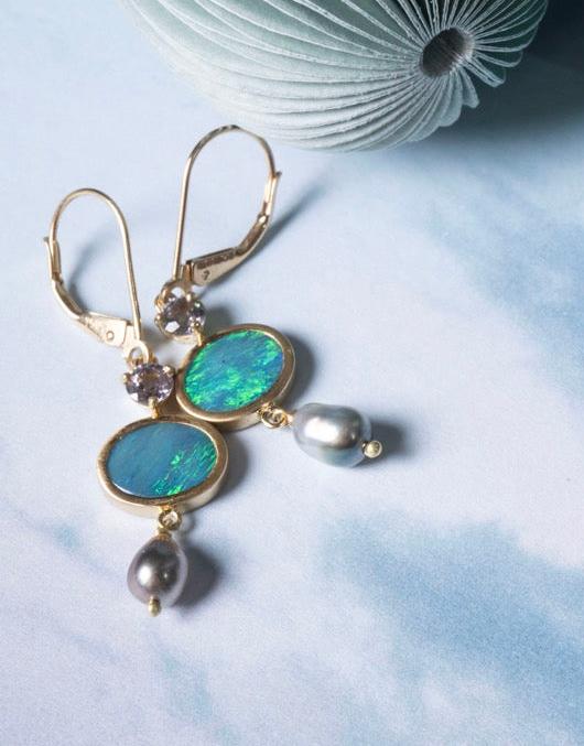 Opal Totem Earrings