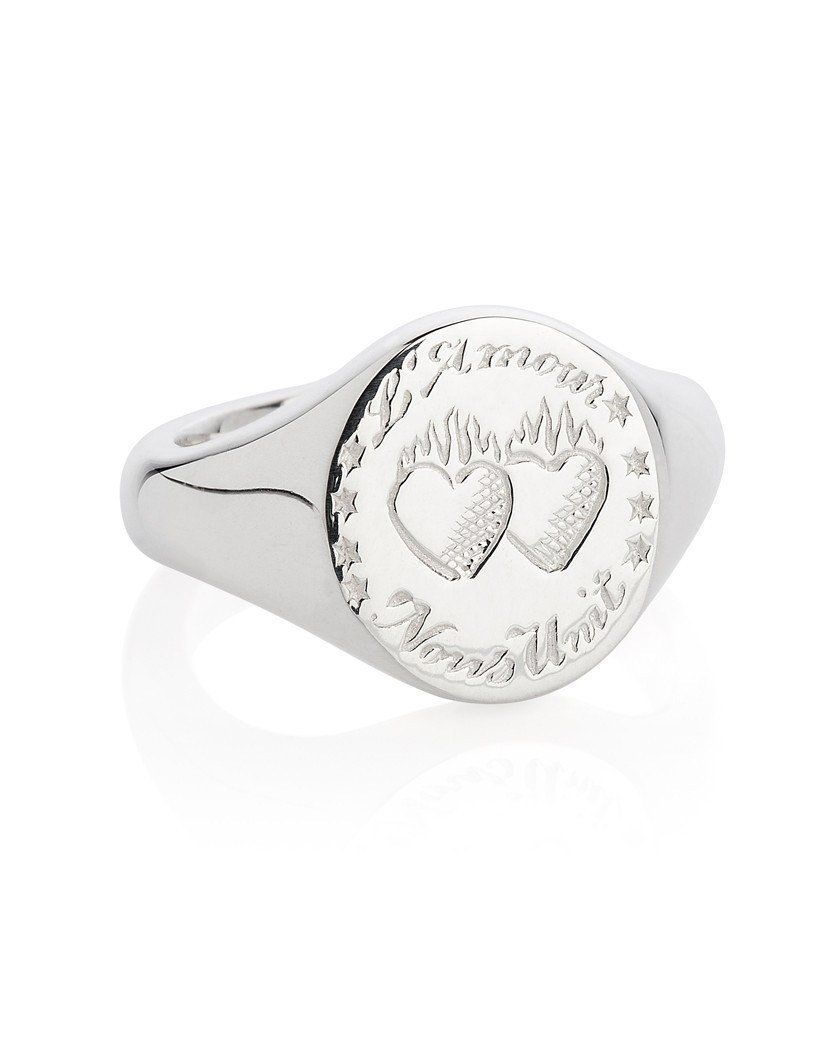 Love Unites Us Signet Ring - Laura Lee Jewellery - 3